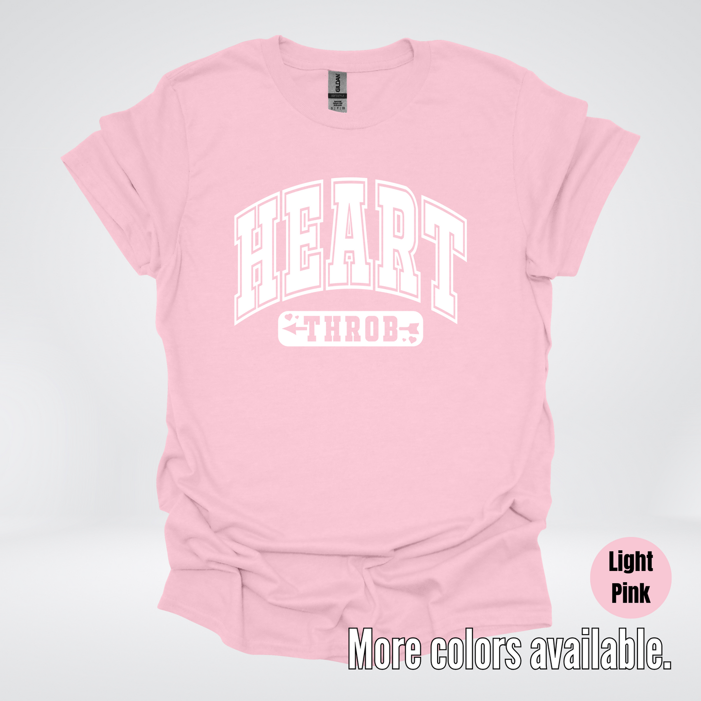 Heart Throb - White Design - T-Shirt