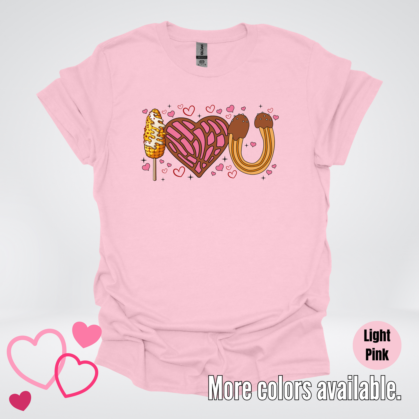 I Love You Elote Concha Churro T-Shirt