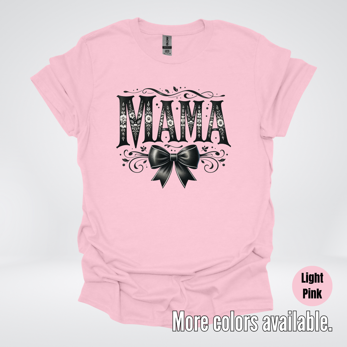 Mama Black & White Coquette T-Shirt