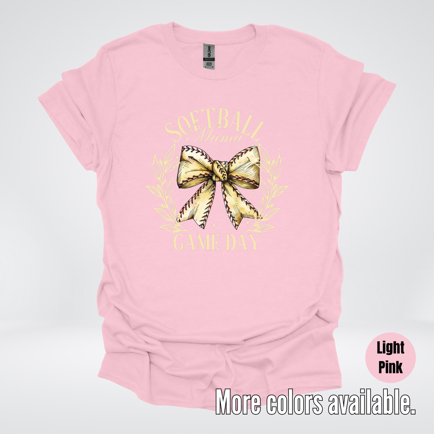 Softball Mama Game Day Coquette T-Shirt