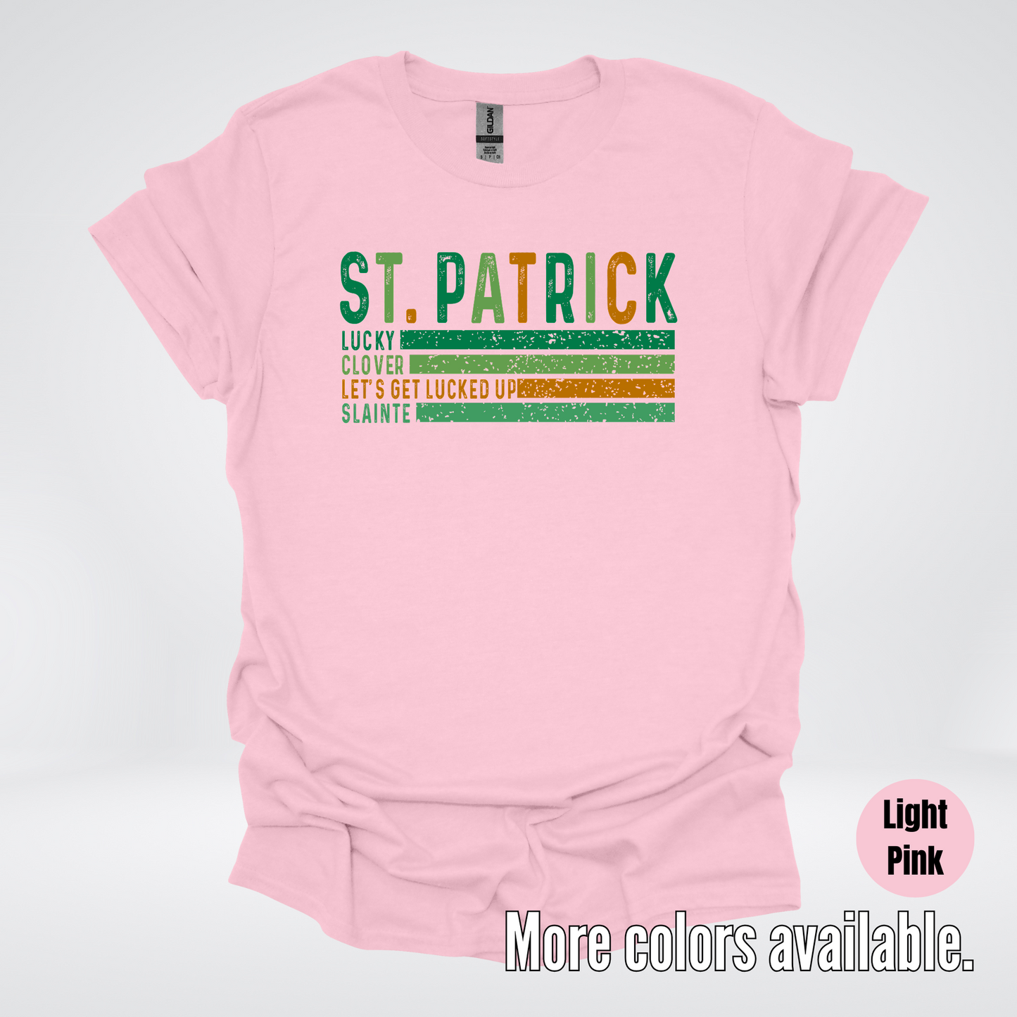 St. Patrick's Lucky Clover Let's Get Lucked Up Slainte St. Patrick's Day T-Shirt