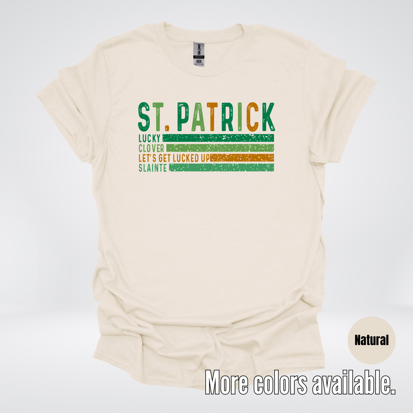 St. Patrick's Lucky Clover Let's Get Lucked Up Slainte St. Patrick's Day T-Shirt