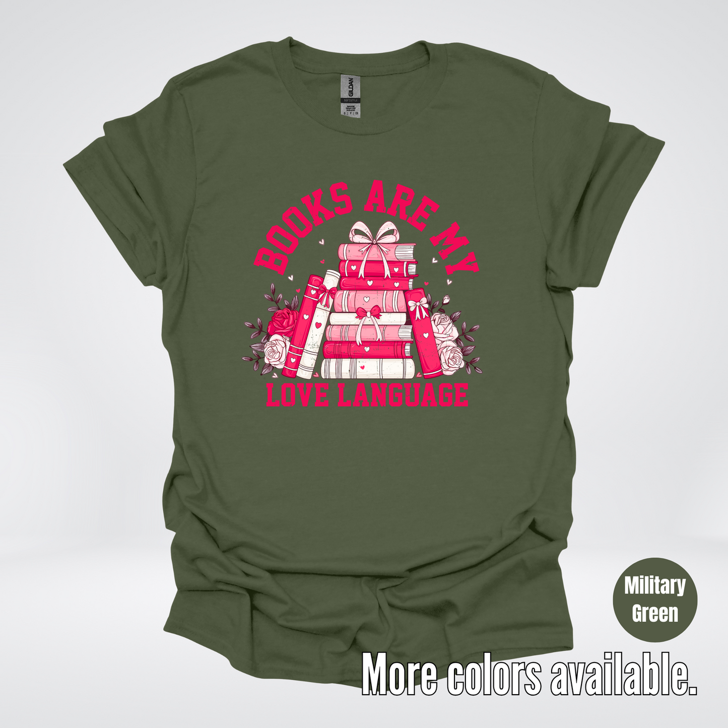 Books Are My Love Language Coquette T-Shirt