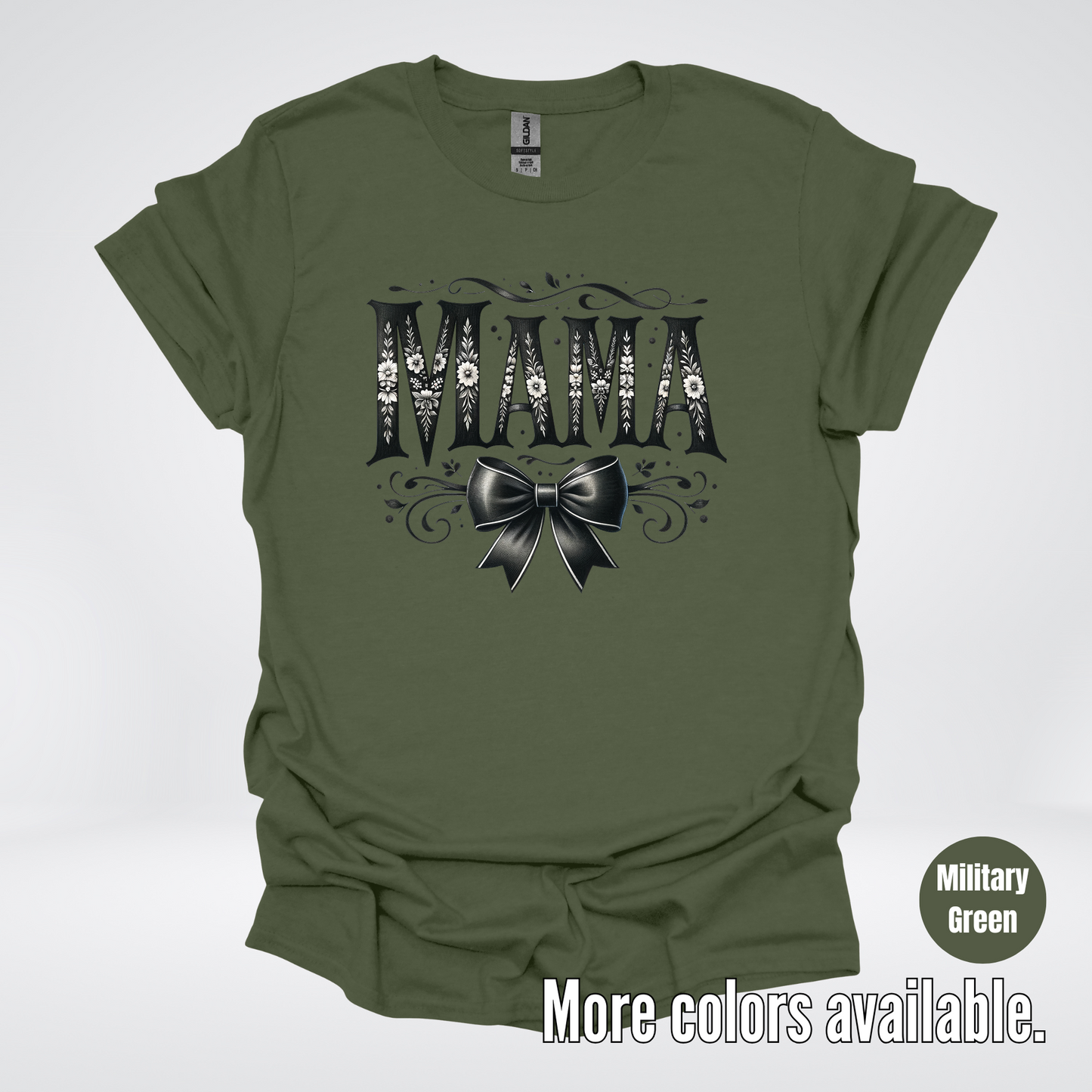 Mama Black & White Coquette T-Shirt