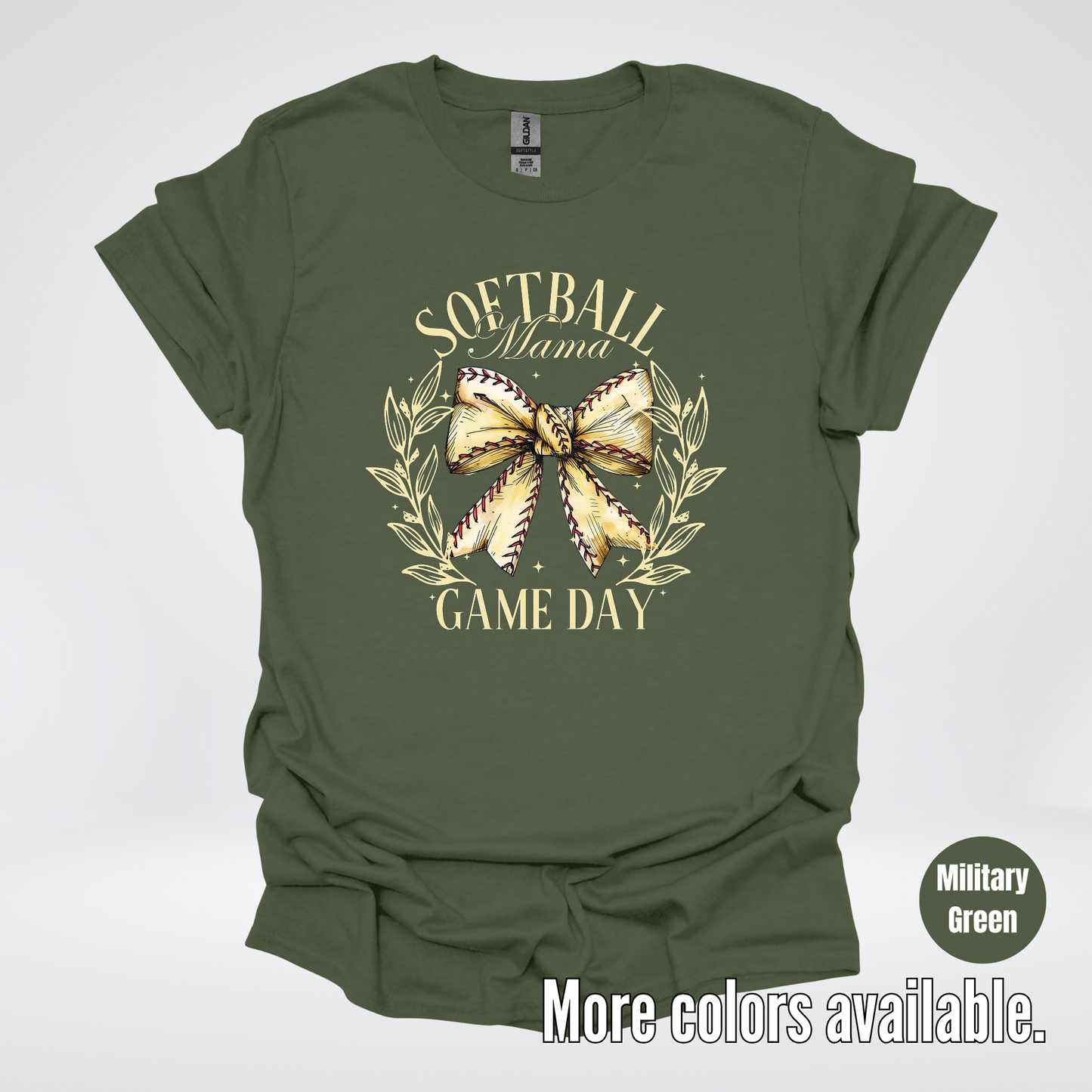 Softball Mama Game Day Coquette T-Shirt