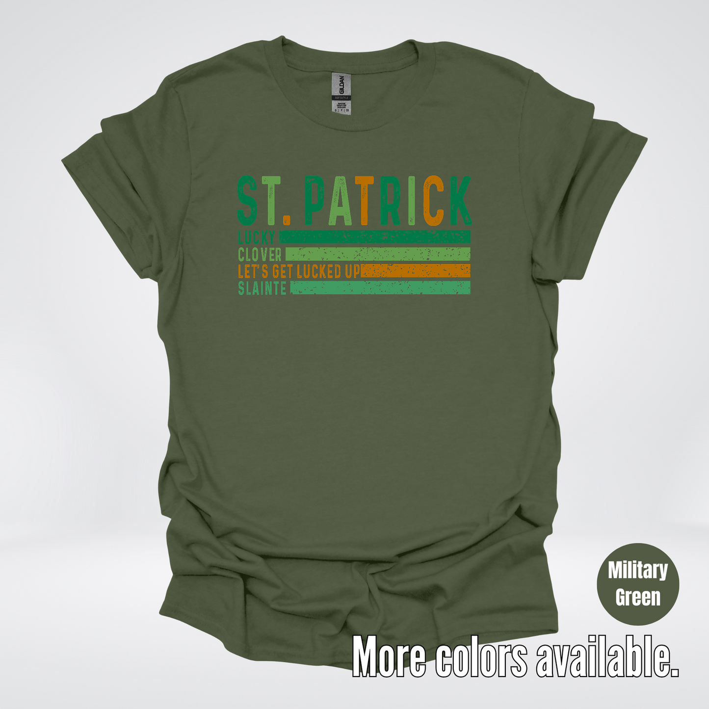 St. Patrick's Lucky Clover Let's Get Lucked Up Slainte St. Patrick's Day T-Shirt
