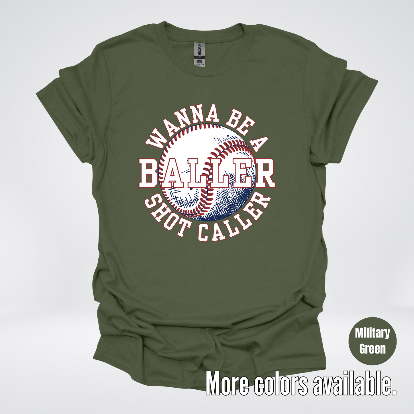 Wanna Be A Baller Shot Caller T-Shirt
