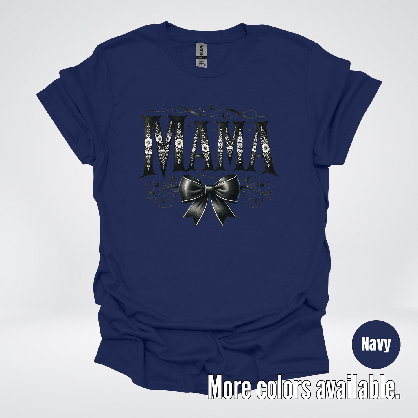 Mama Black & White Coquette T-Shirt