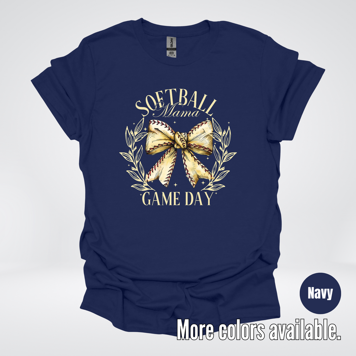 Softball Mama Game Day Coquette T-Shirt