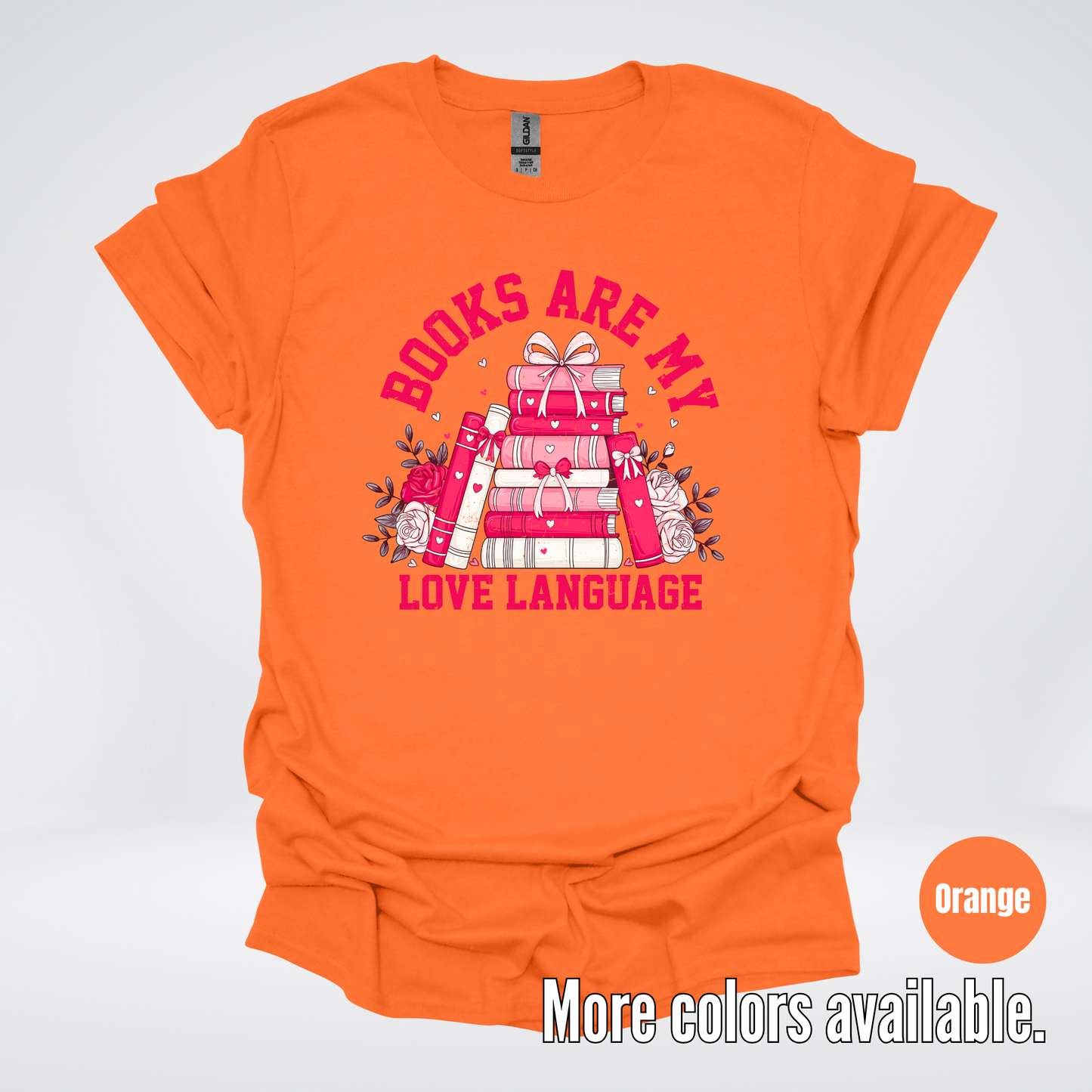 Books Are My Love Language Coquette T-Shirt