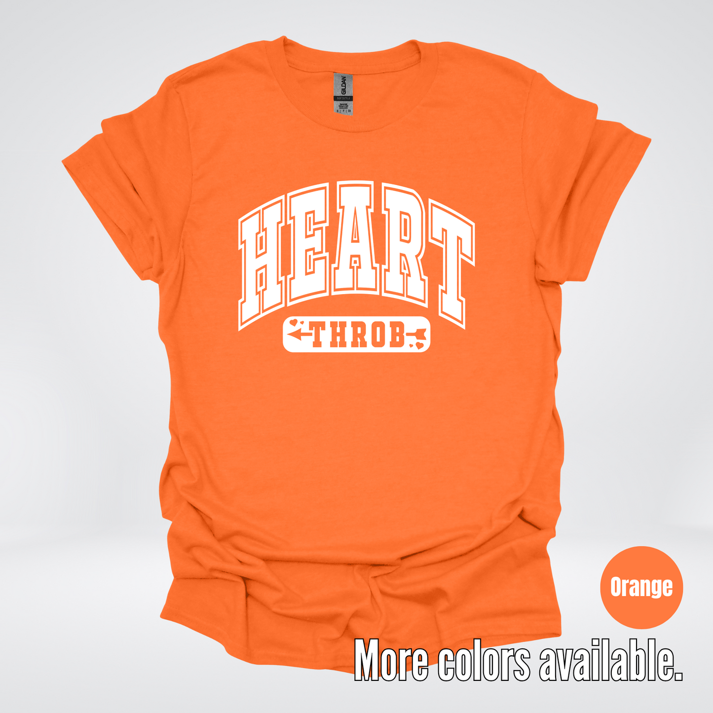 Heart Throb - White Design - T-Shirt
