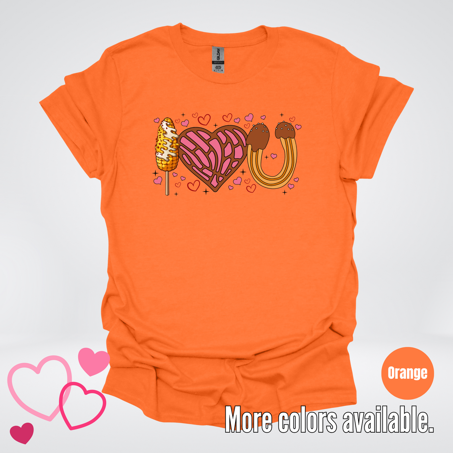 I Love You Elote Concha Churro T-Shirt