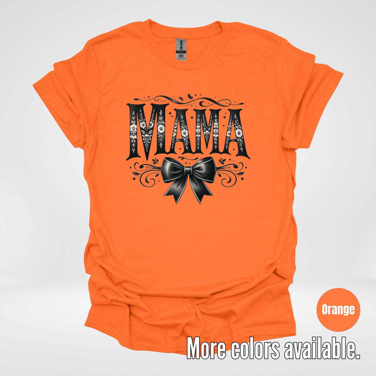Mama Black & White Coquette T-Shirt