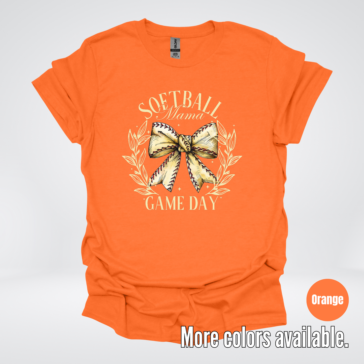Softball Mama Game Day Coquette T-Shirt