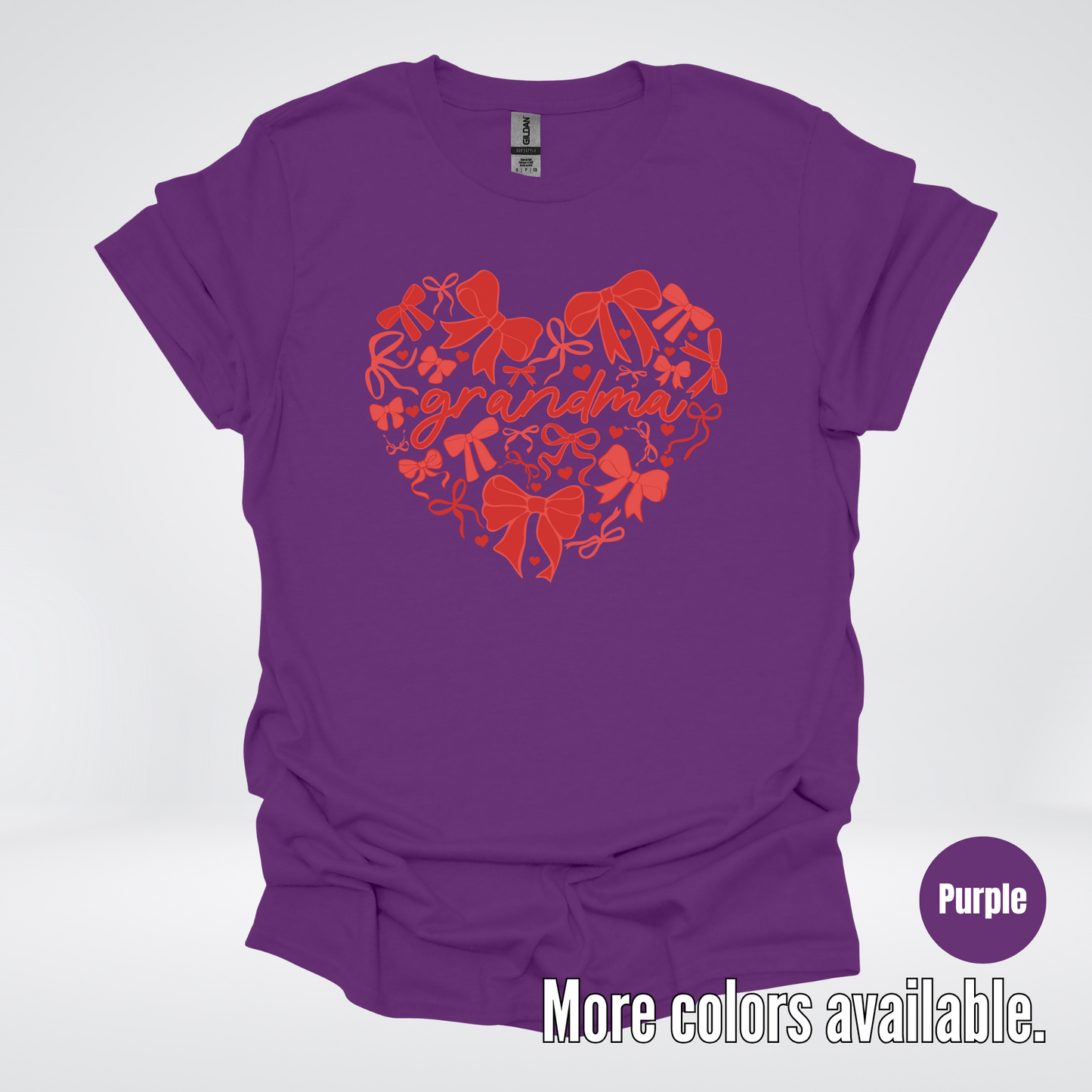 Grandma Red Bow Coquette T-Shirt