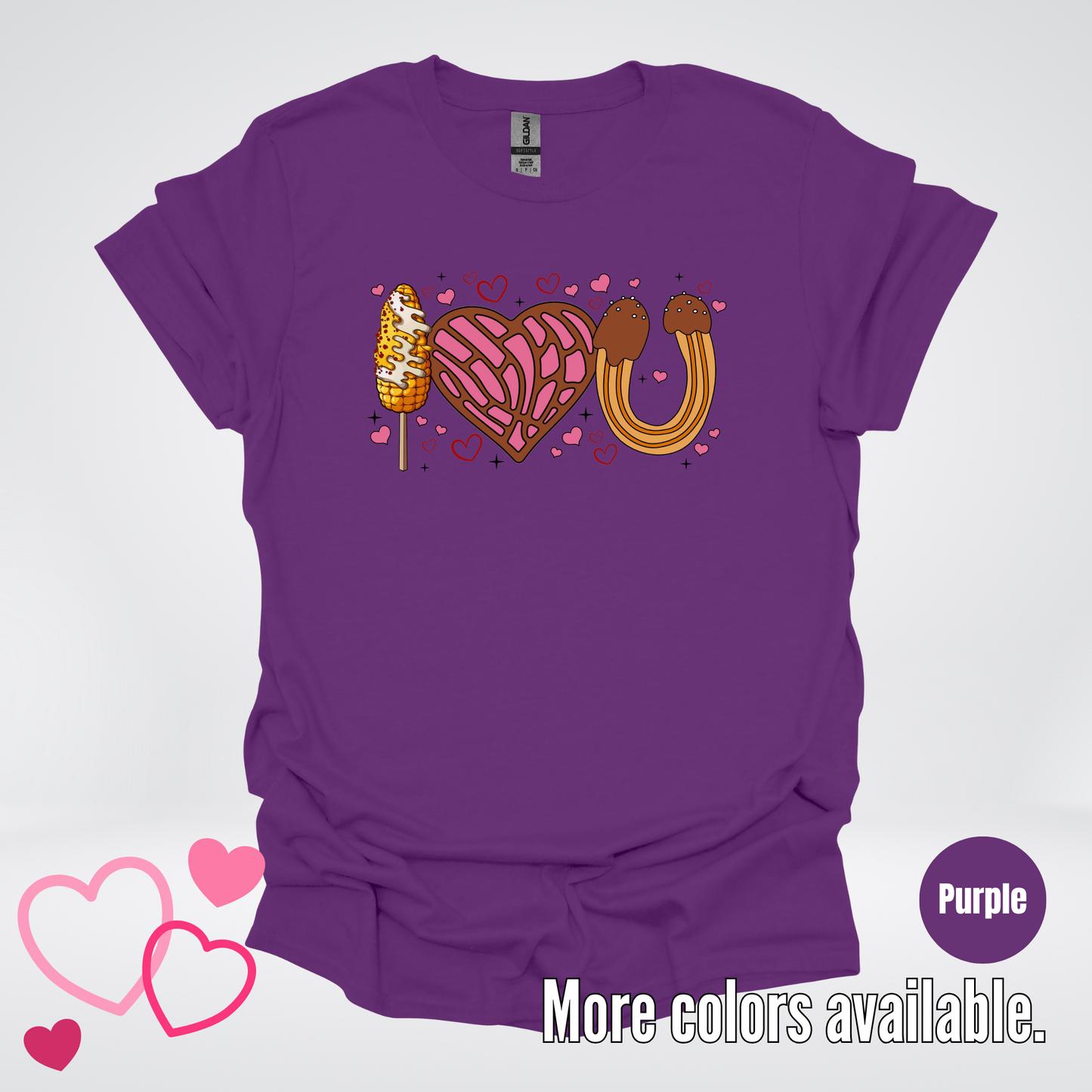 I Love You Elote Concha Churro T-Shirt