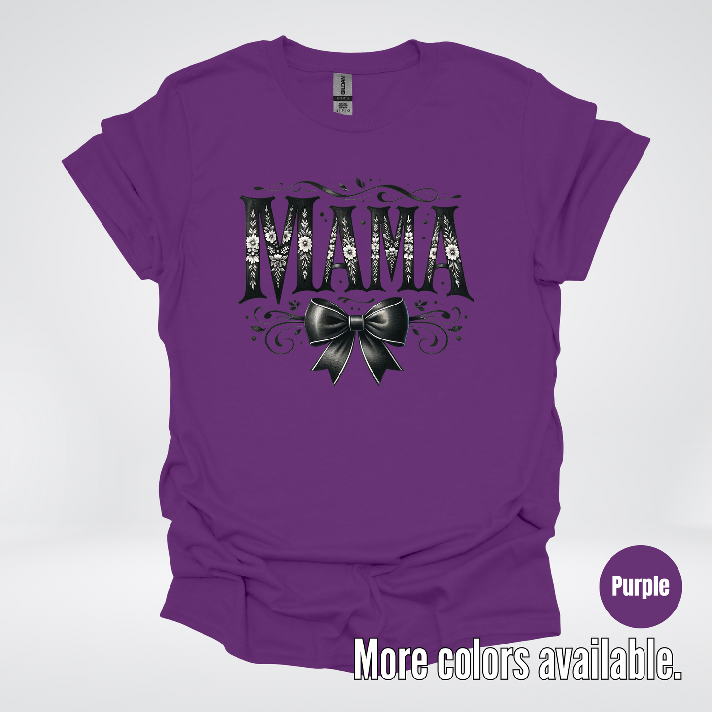 Mama Black & White Coquette T-Shirt