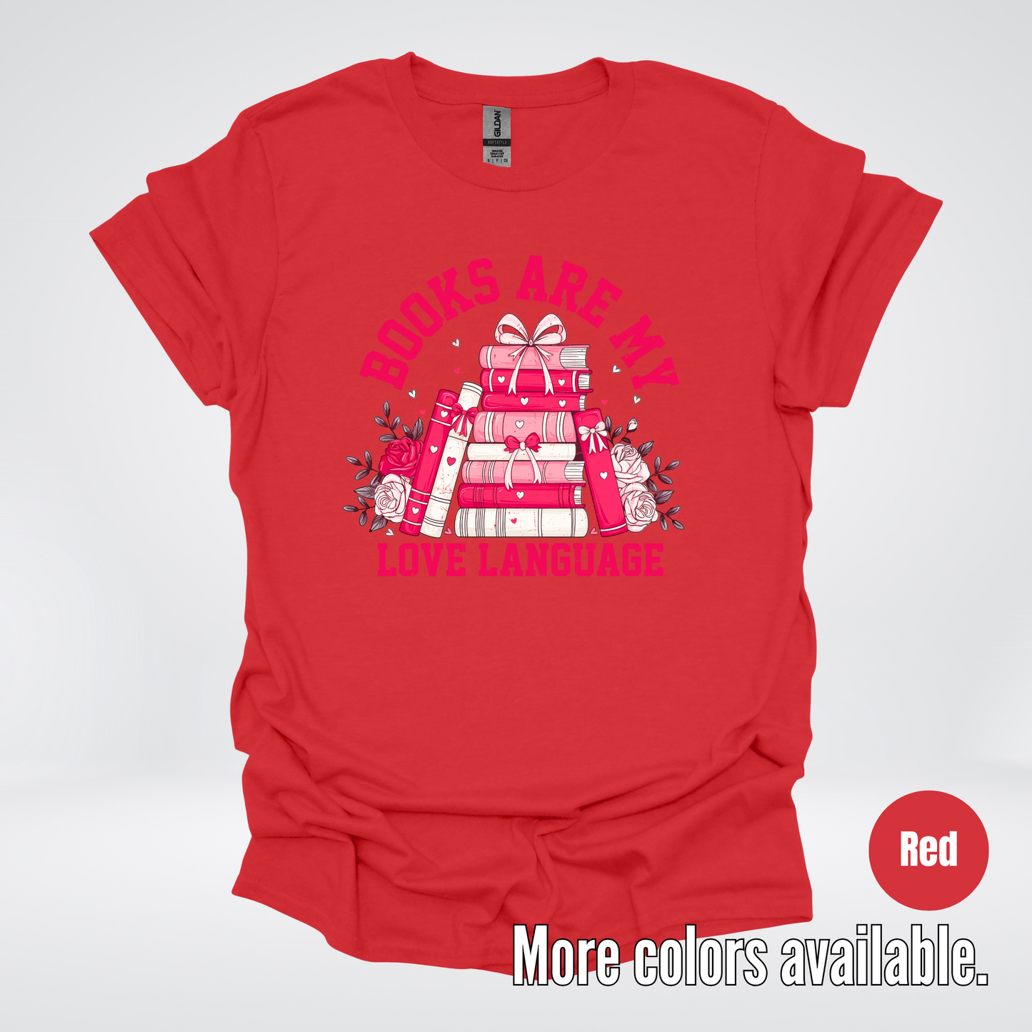 Books Are My Love Language Coquette T-Shirt