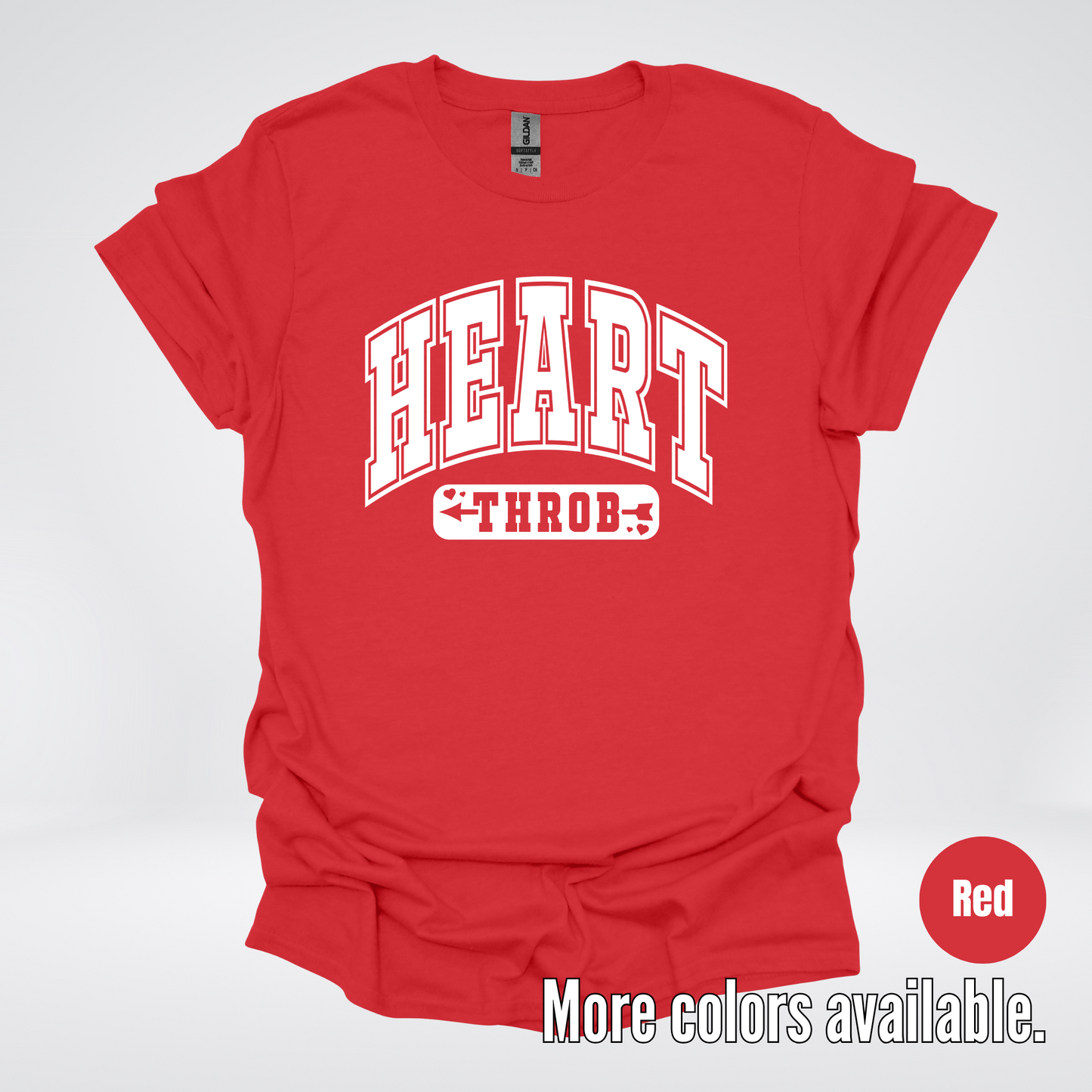 Heart Throb - White Design - T-Shirt