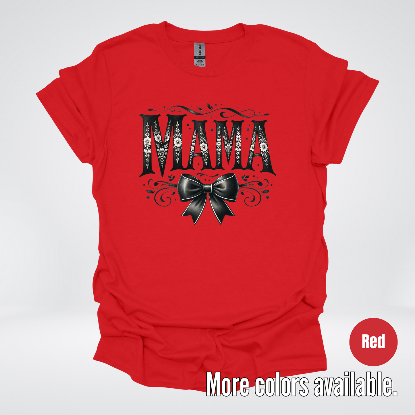Mama Black & White Coquette T-Shirt