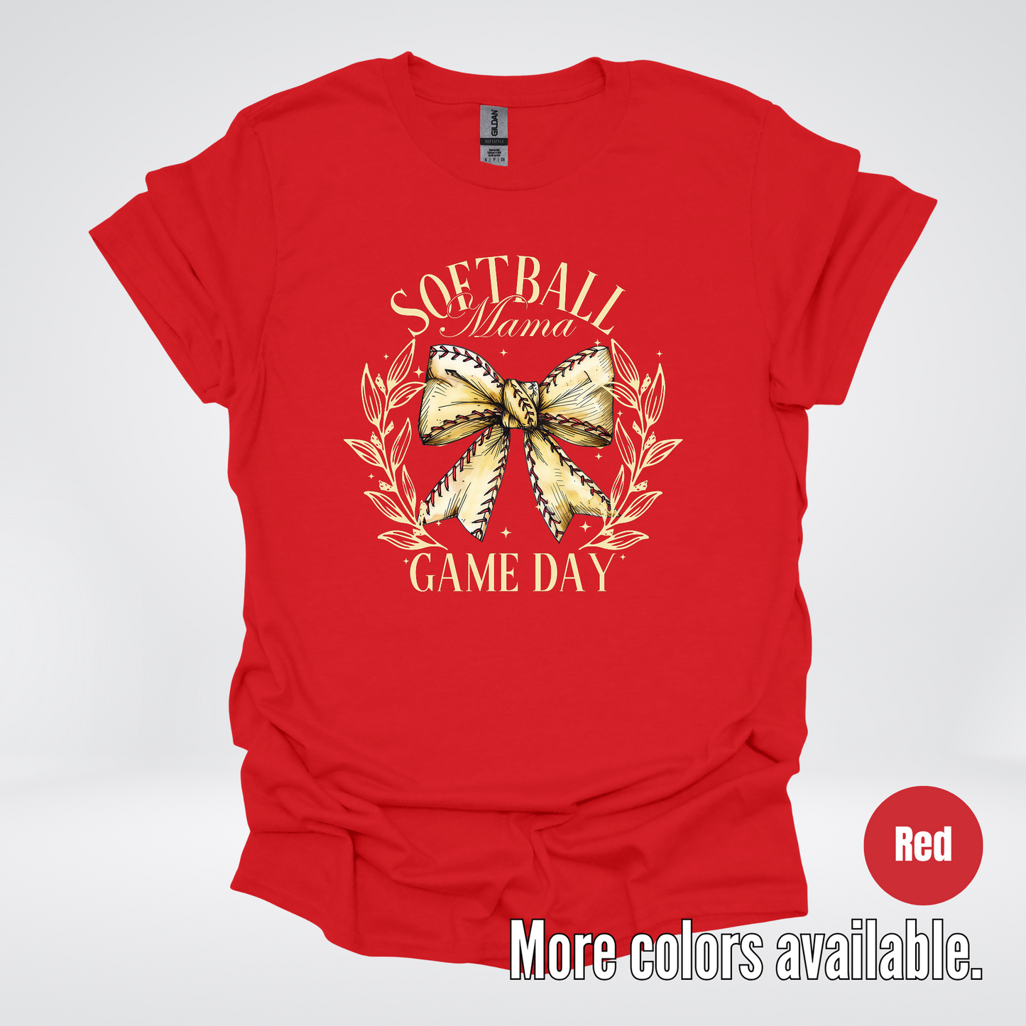 Softball Mama Game Day Coquette T-Shirt
