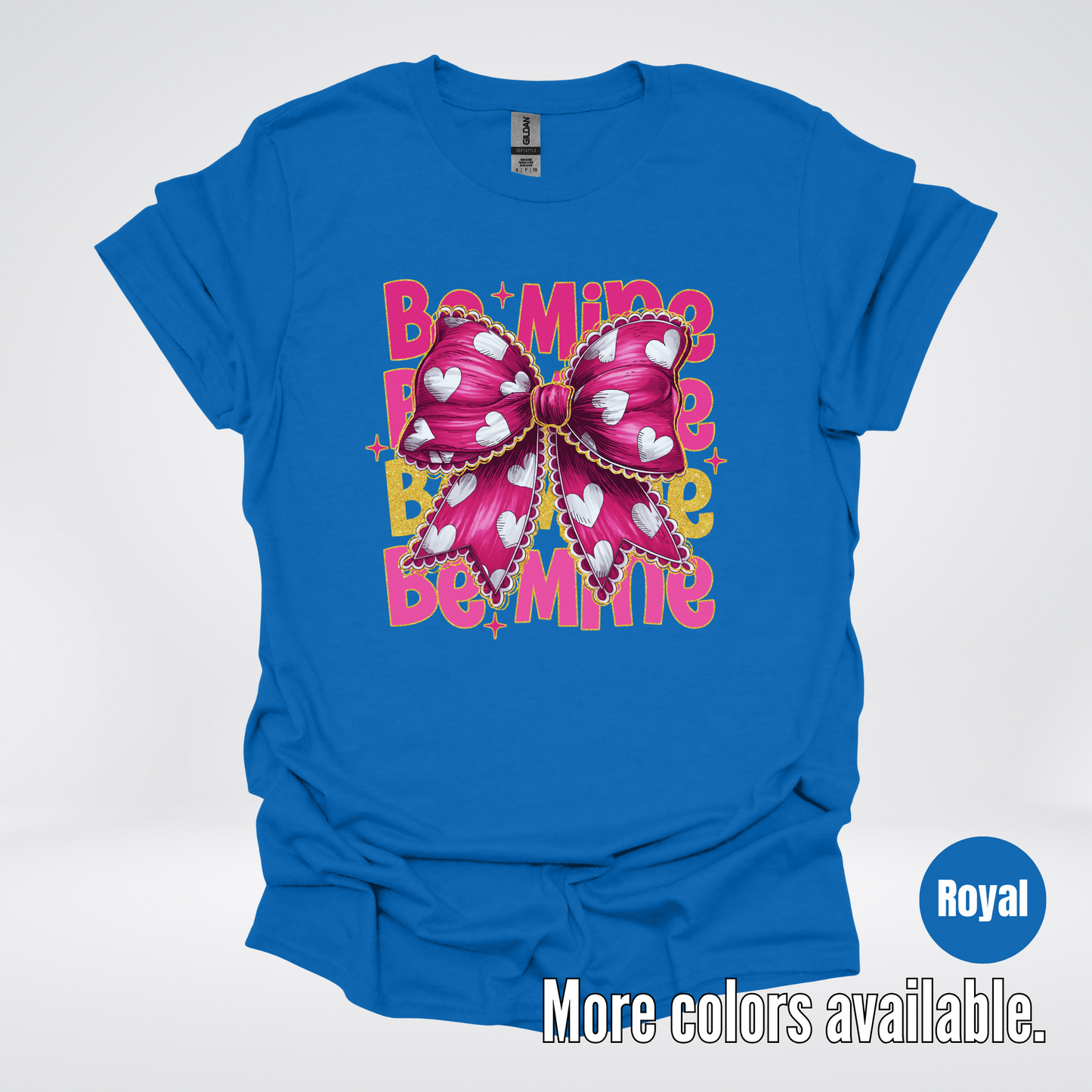 Be Mine Coquette Pink & Gold T-Shirt