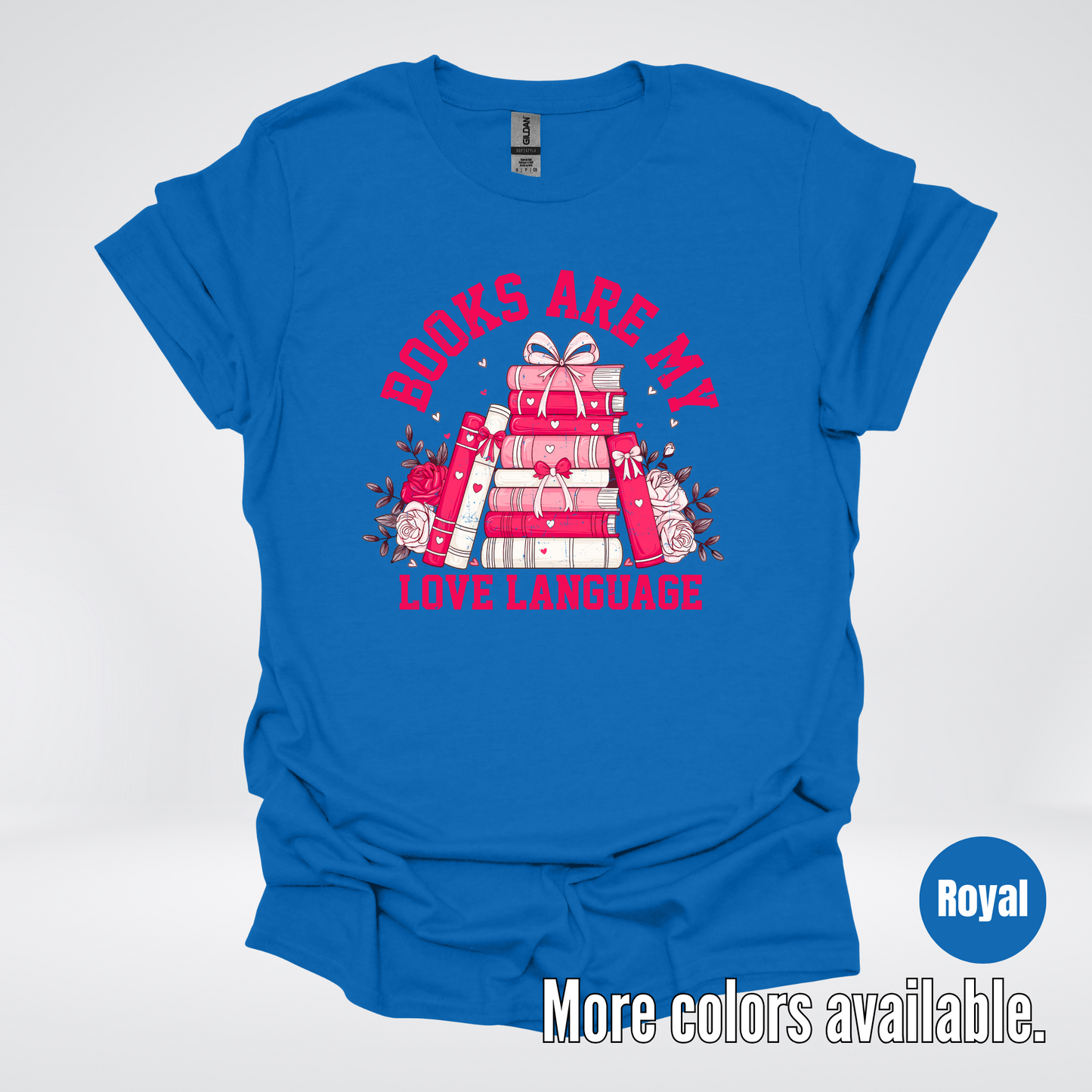 Books Are My Love Language Coquette T-Shirt