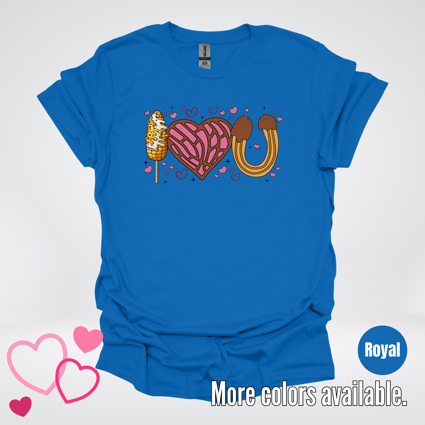 I Love You Elote Concha Churro T-Shirt