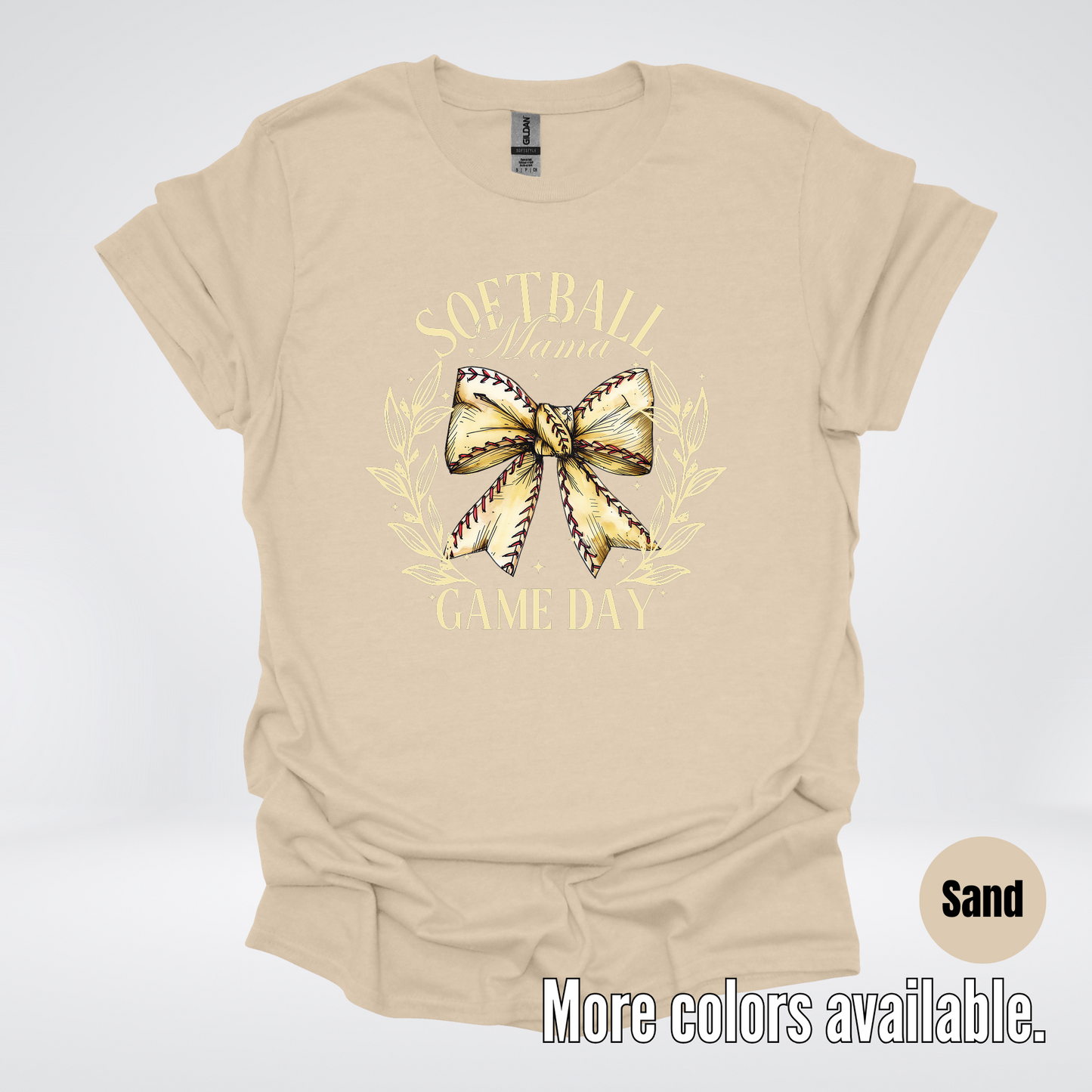 Softball Mama Game Day Coquette T-Shirt