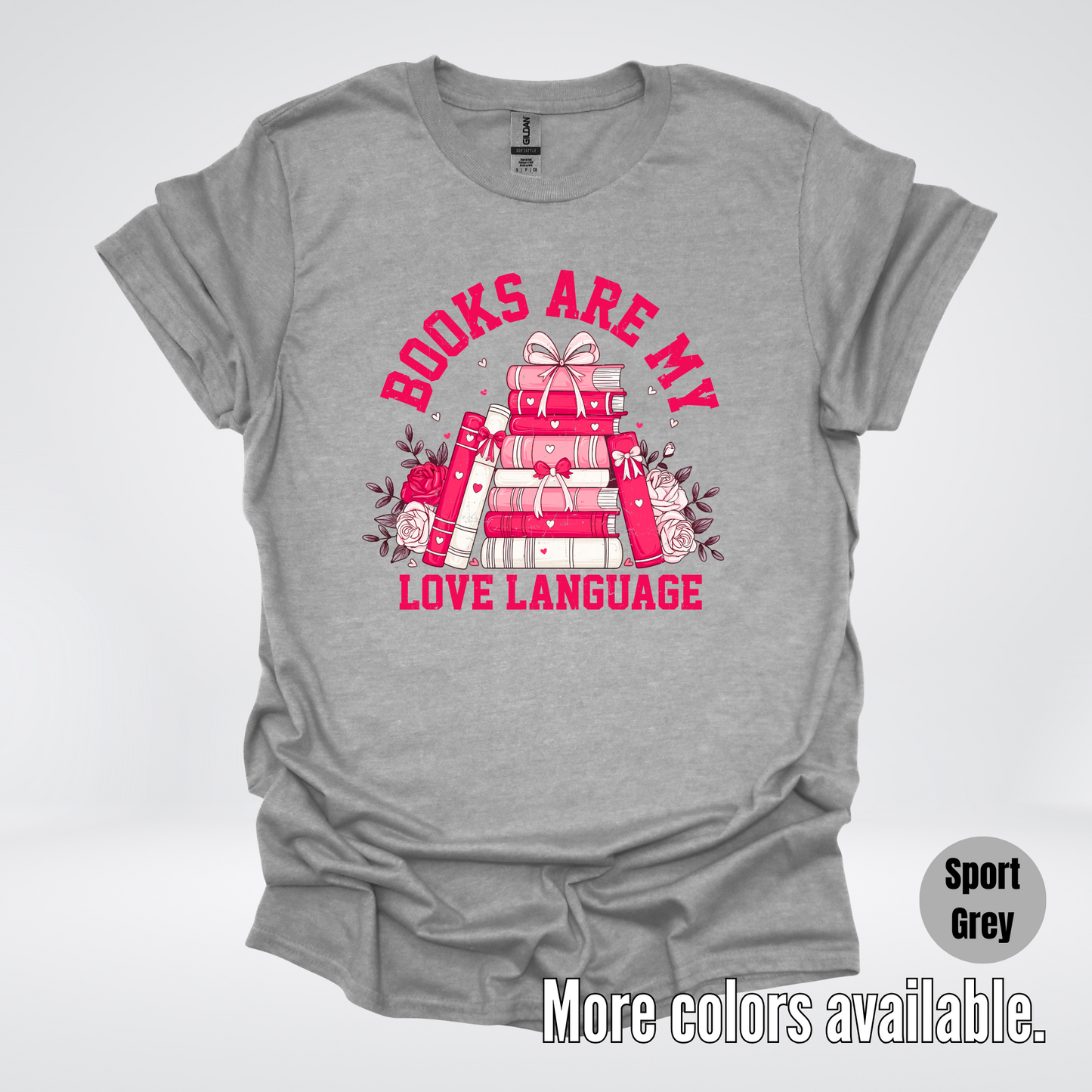 Books Are My Love Language Coquette T-Shirt