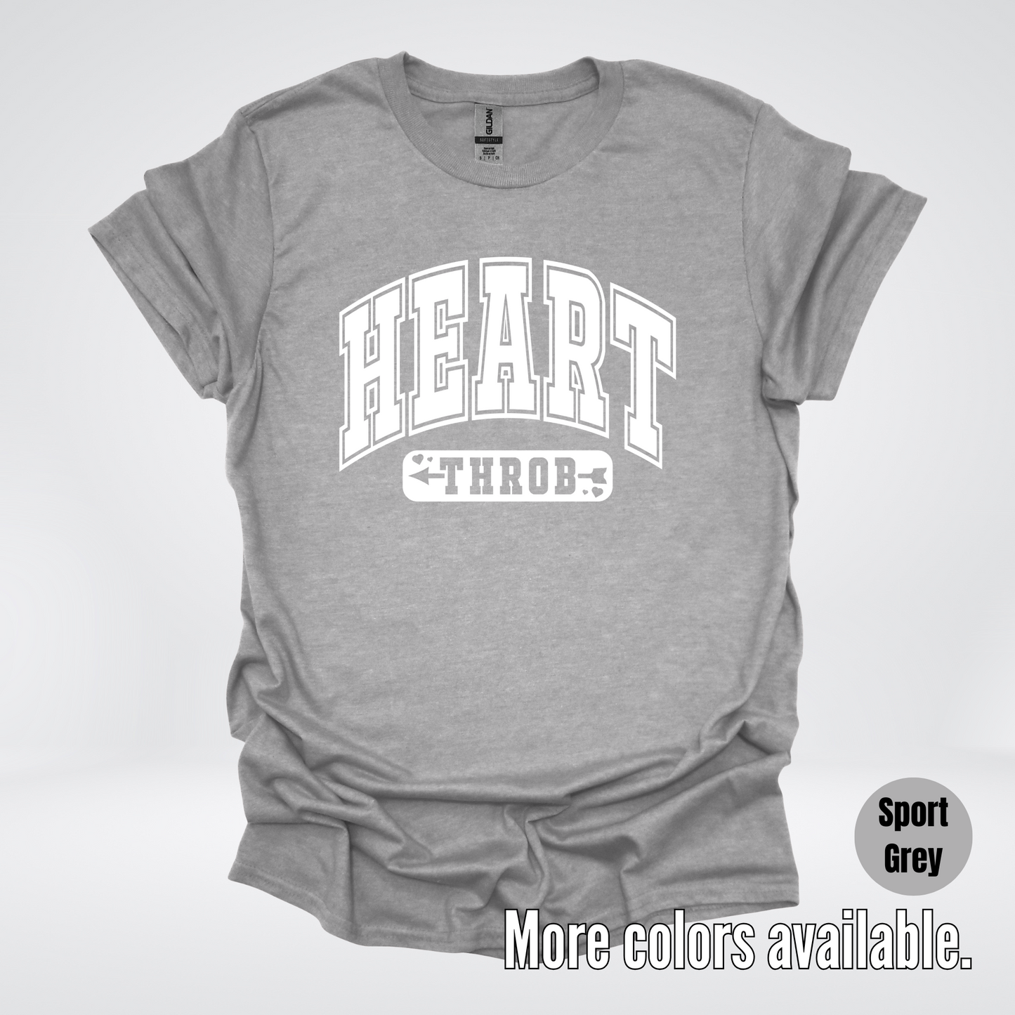 Heart Throb - White Design - T-Shirt