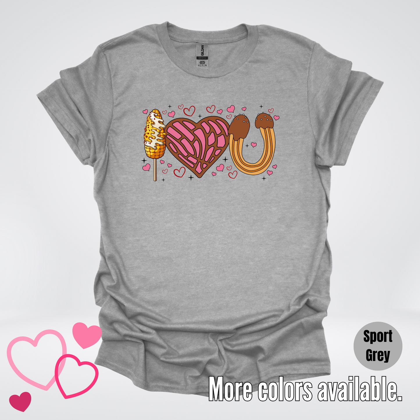 I Love You Elote Concha Churro T-Shirt