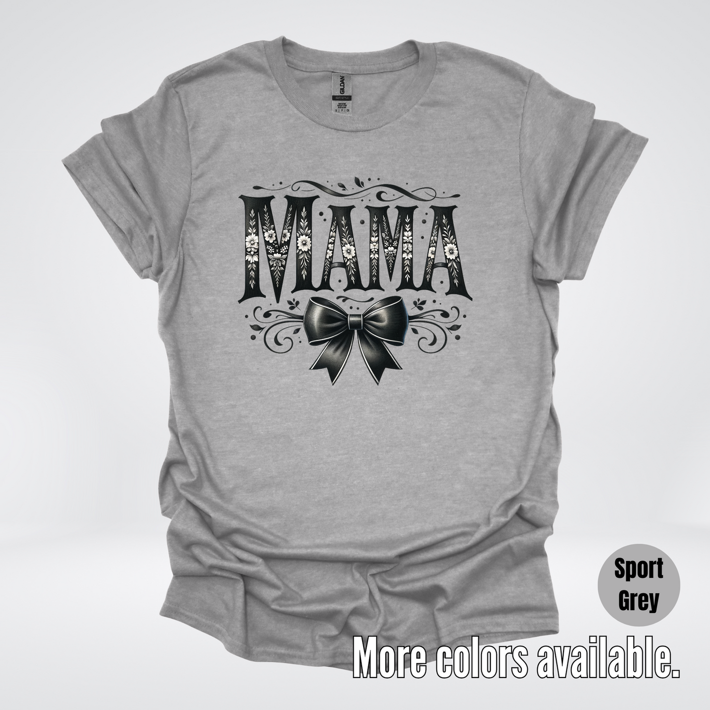 Mama Black & White Coquette T-Shirt