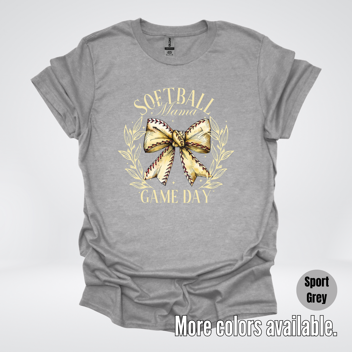 Softball Mama Game Day Coquette T-Shirt