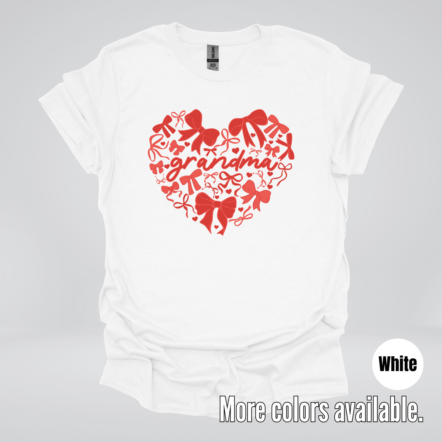 Grandma Red Bow Coquette T-Shirt
