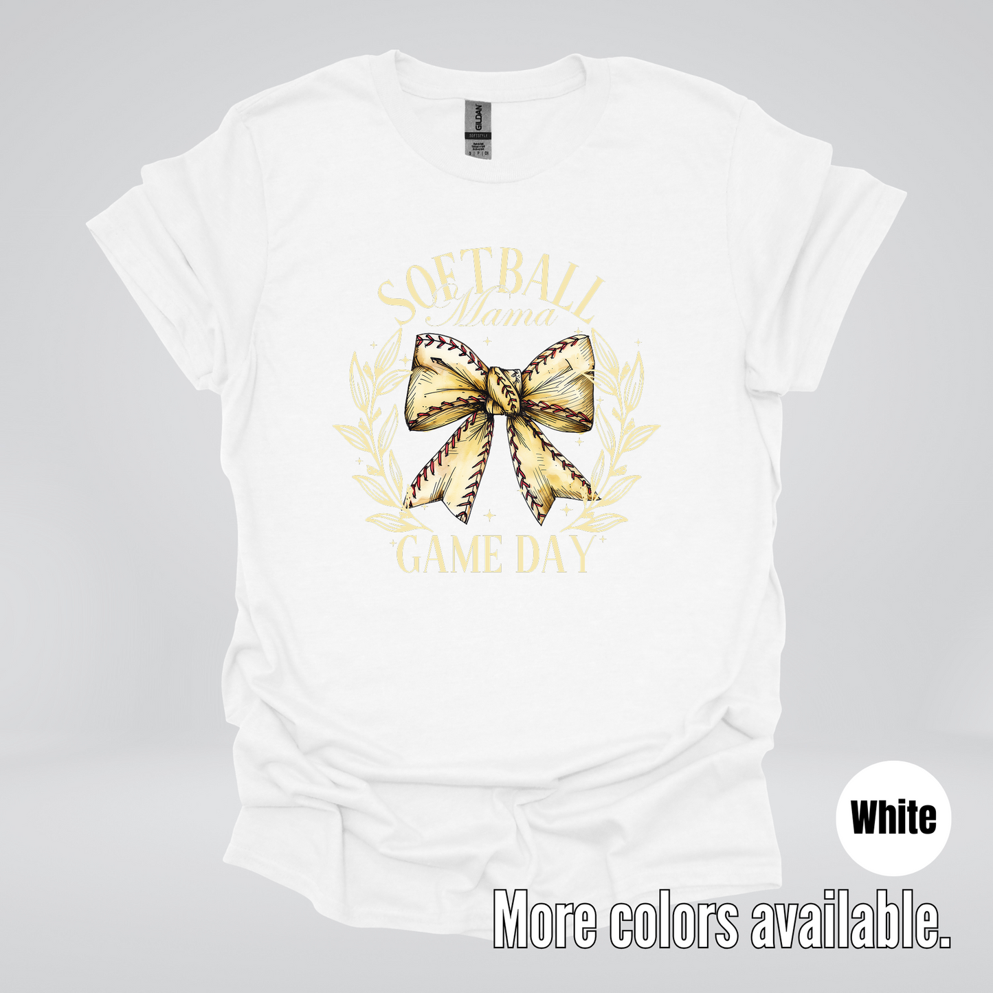 Softball Mama Game Day Coquette T-Shirt