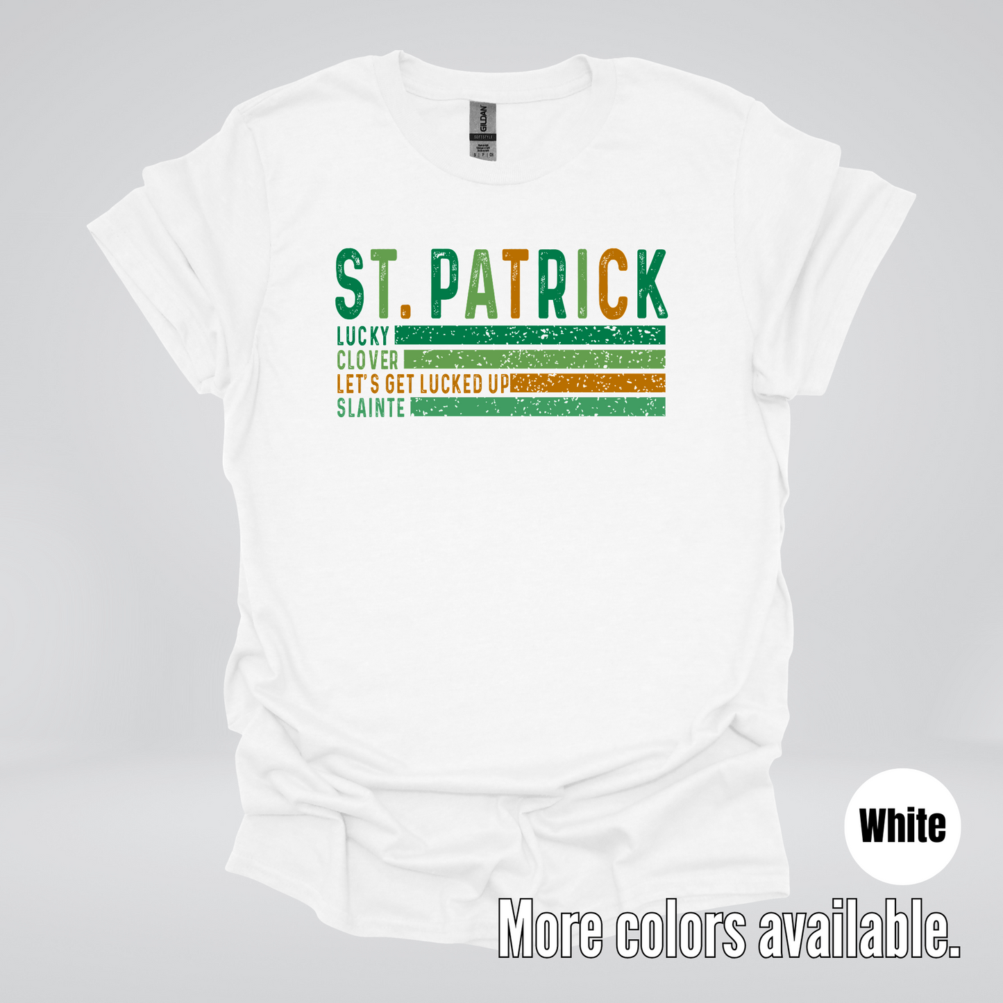 St. Patrick's Lucky Clover Let's Get Lucked Up Slainte St. Patrick's Day T-Shirt