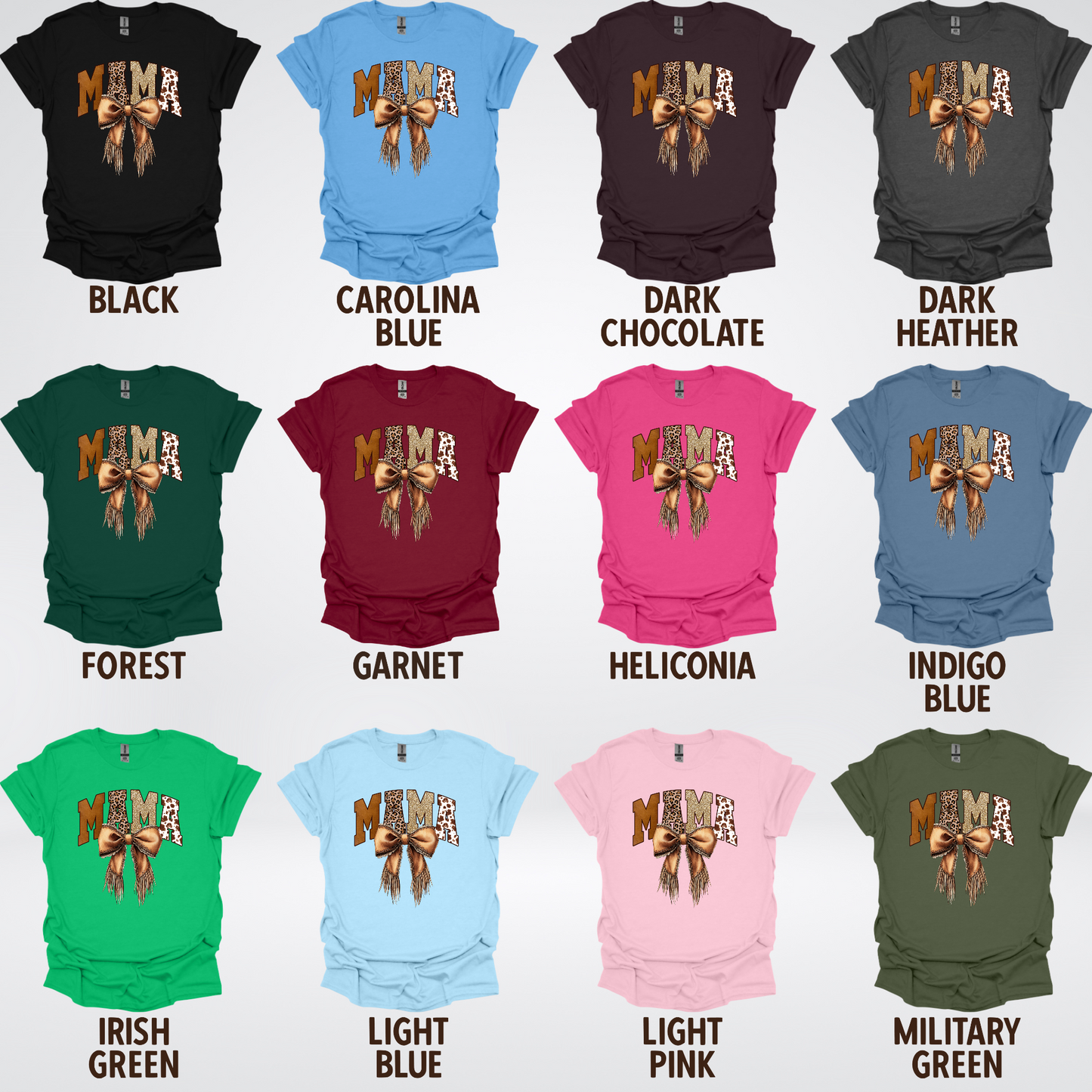 MAMA Western Coquette Leather Bow And Tassels T-Shirt