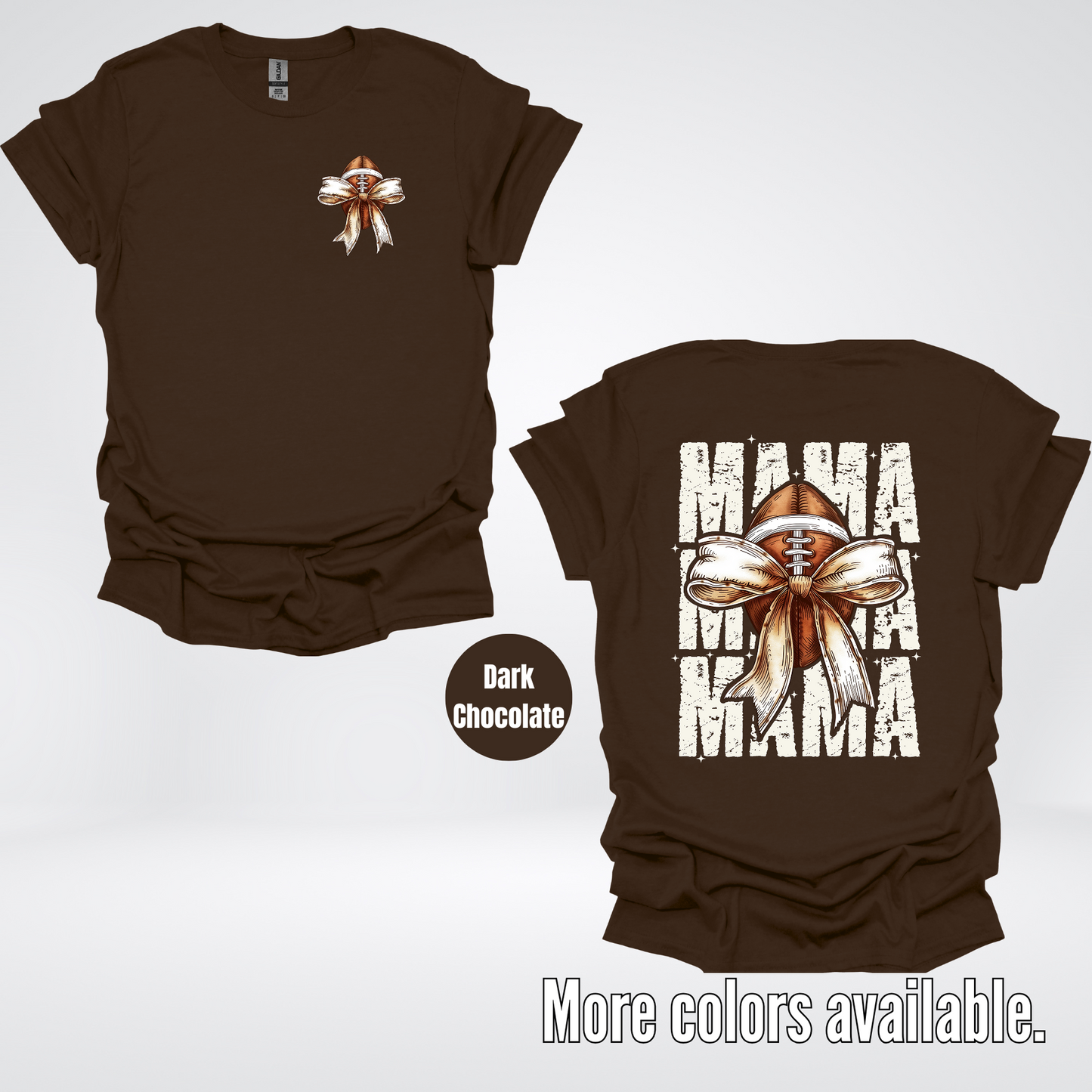 Coquette Football Mama T-Shirt