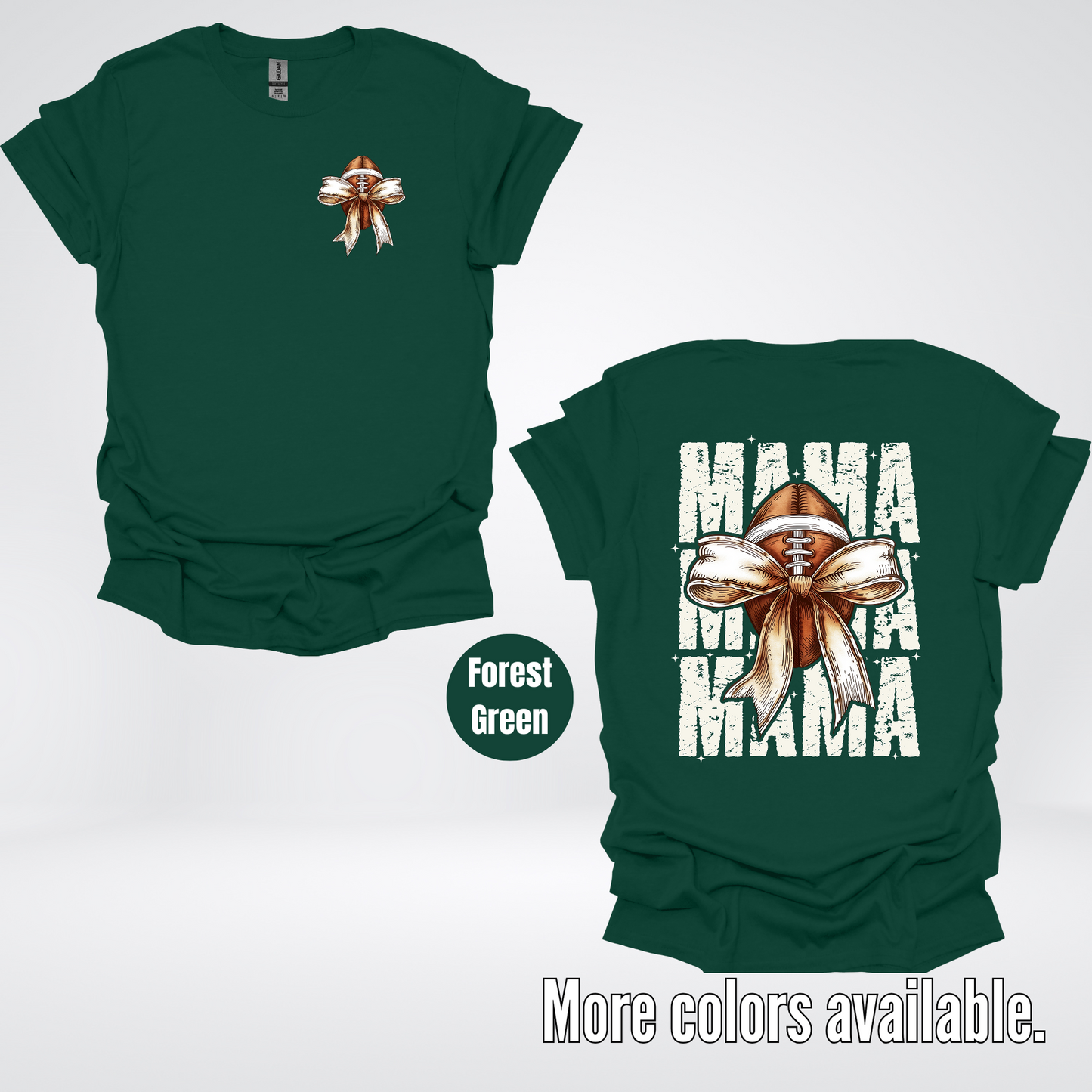 Coquette Football Mama T-Shirt