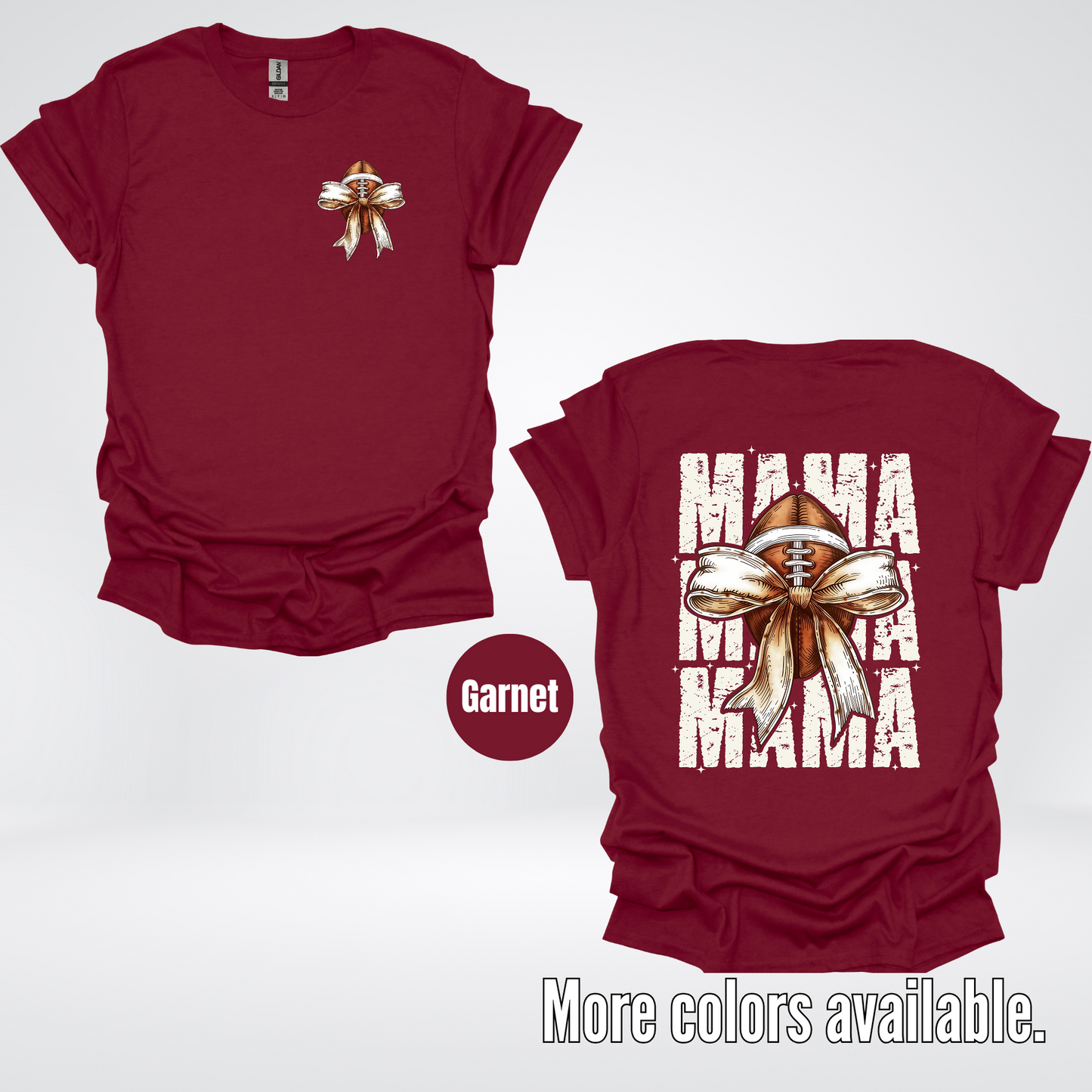 Coquette Football Mama T-Shirt