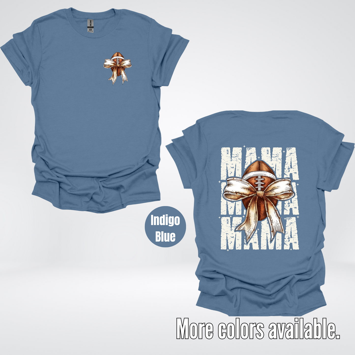 Coquette Football Mama T-Shirt