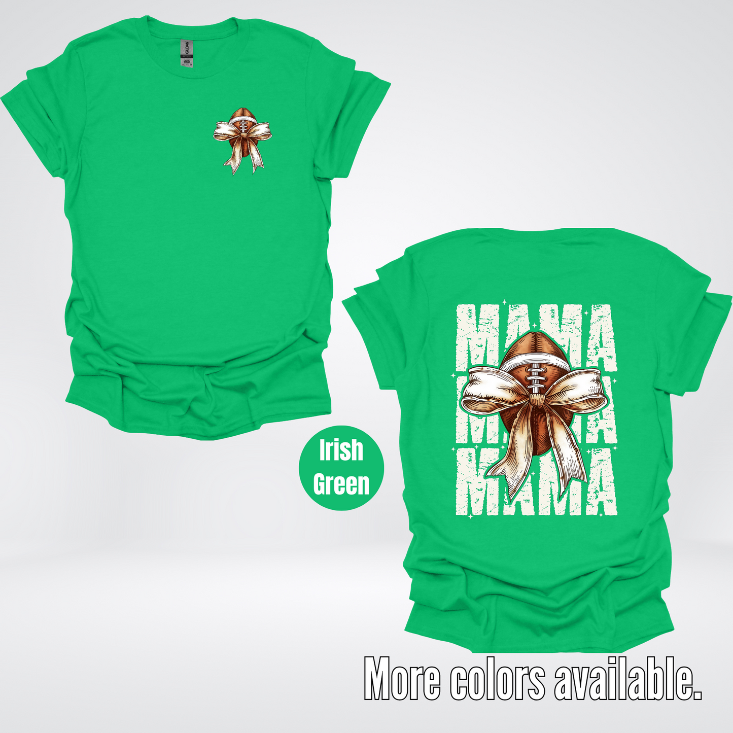 Coquette Football Mama T-Shirt
