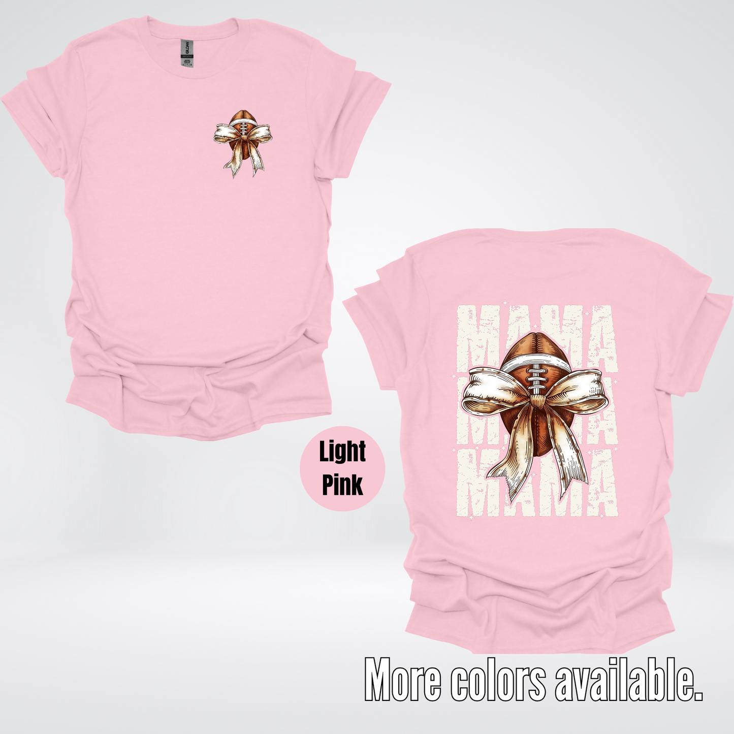 Coquette Football Mama T-Shirt