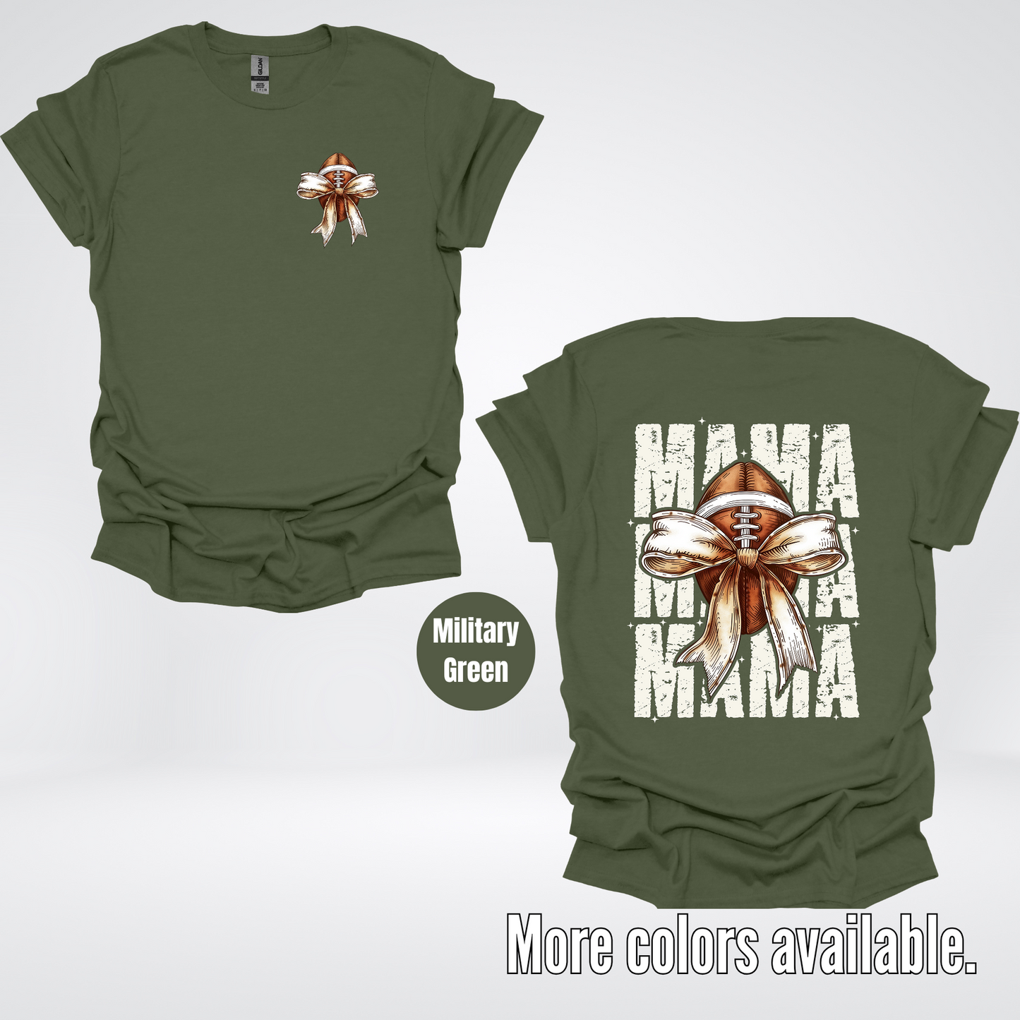 Coquette Football Mama T-Shirt