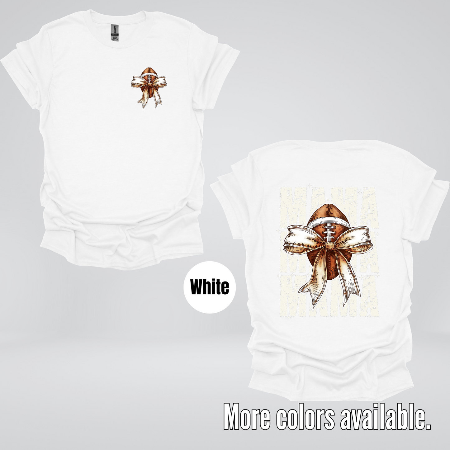 Coquette Football Mama T-Shirt