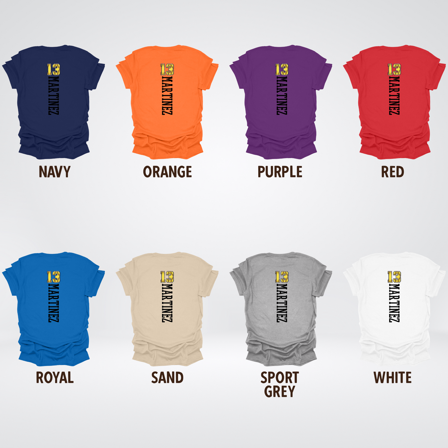 CUSTOM Softball Dad Number And Name T-Shirt