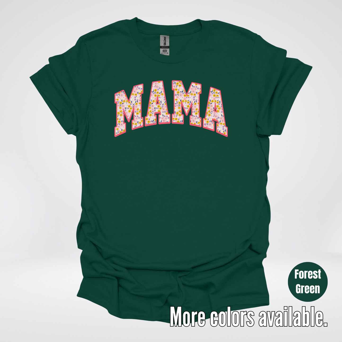 Mama Floral Pink T-Shirt