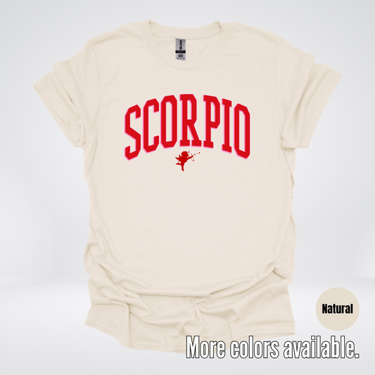 Scorpio Valentines Day Varsity T-Shirt