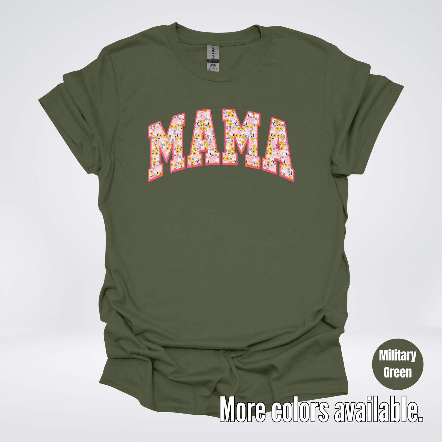 Mama Floral Pink T-Shirt
